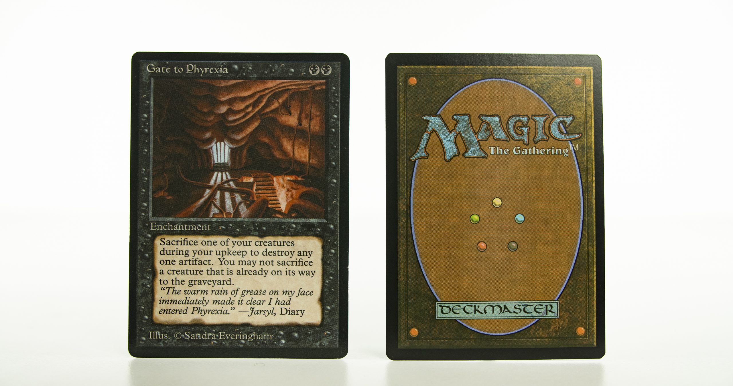 Gate to Phyrexia AQ (Antiquities) ATQ mtg proxy magic the gathering ...