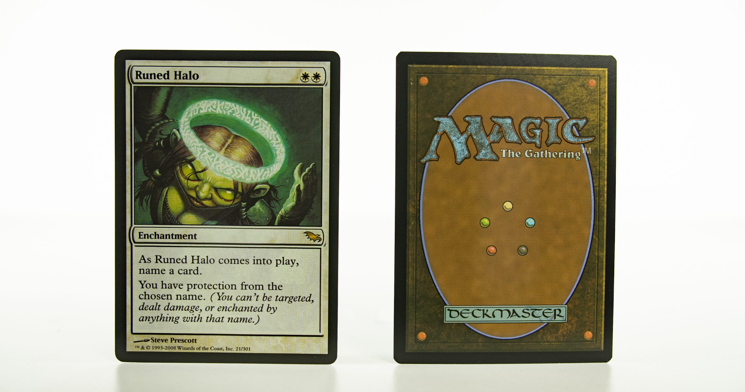 Runed Halo SHM (Shadowmoor) mtg proxy magic the gathering tournament ...