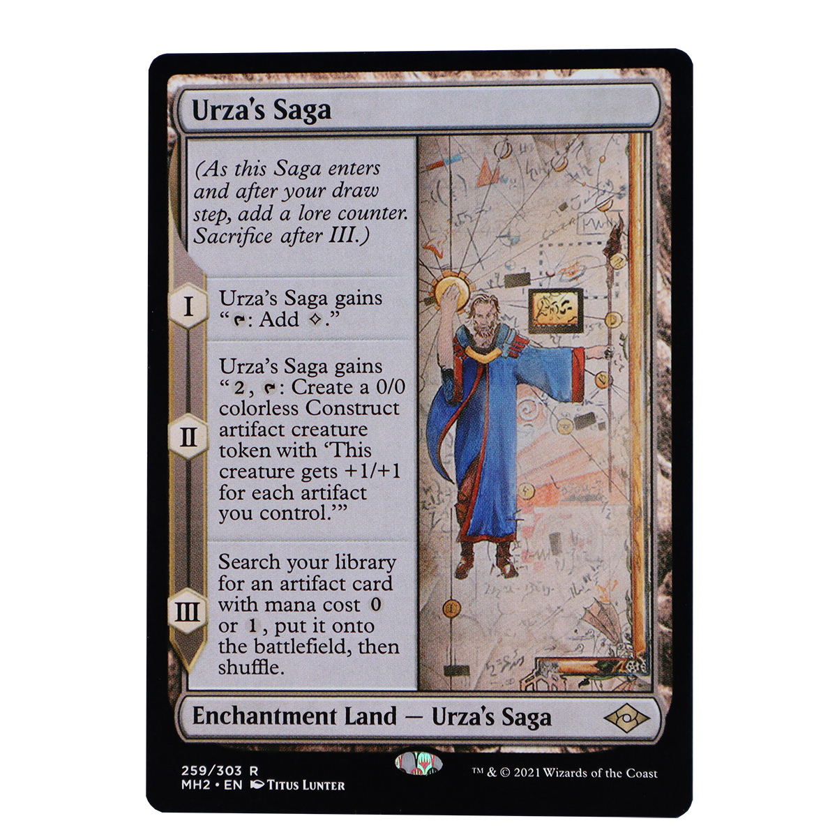 Urza's Saga Modern Horizon 2 MH2 hologram – Magic the gathering proxy